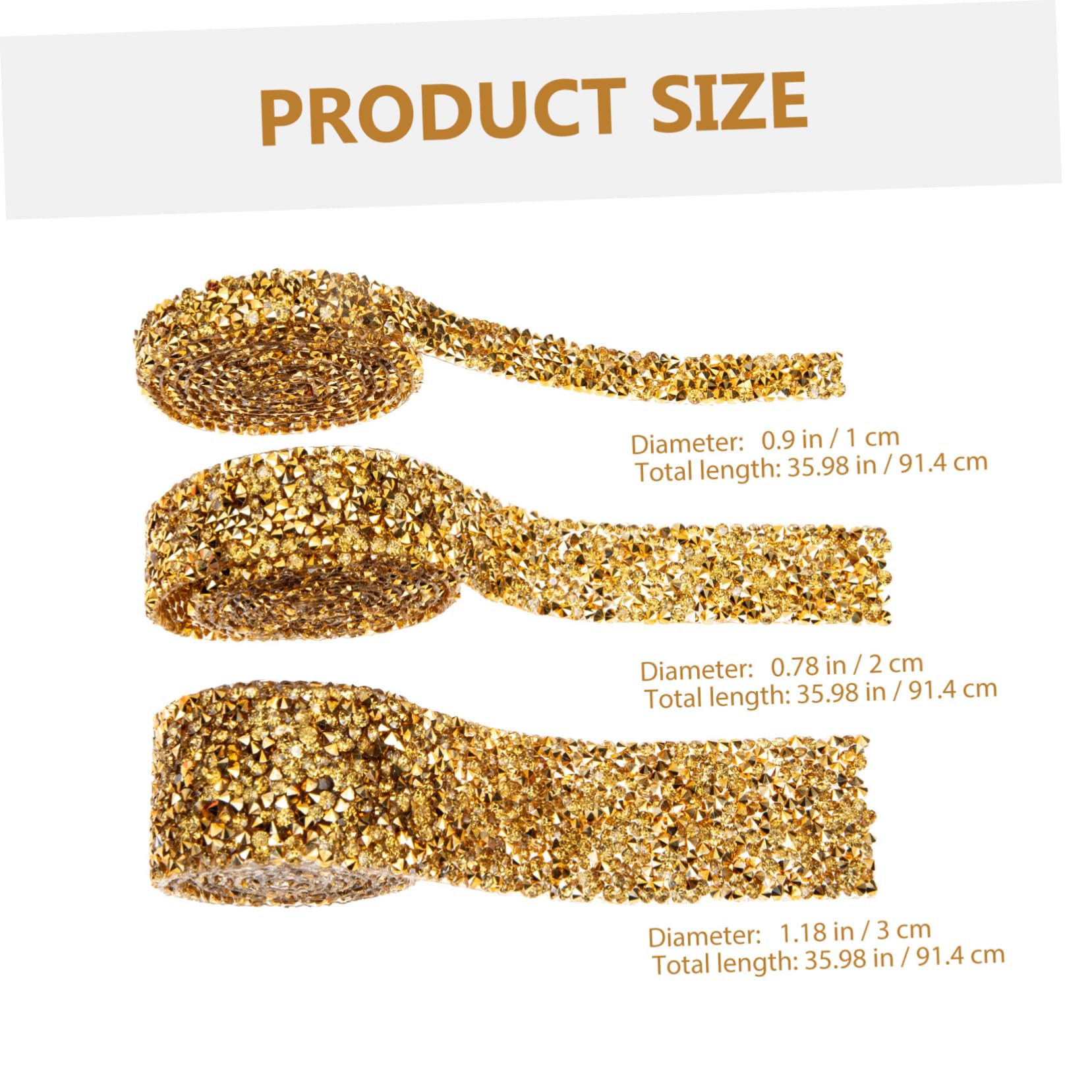 TEHAUX 9stücke Rhinestone Band Teiliges Glitzernde Diamant-ribbons Für Bastelprojekte Hochzeit Partys Selbstklebend Für Dekorationen Und Kreative Designs