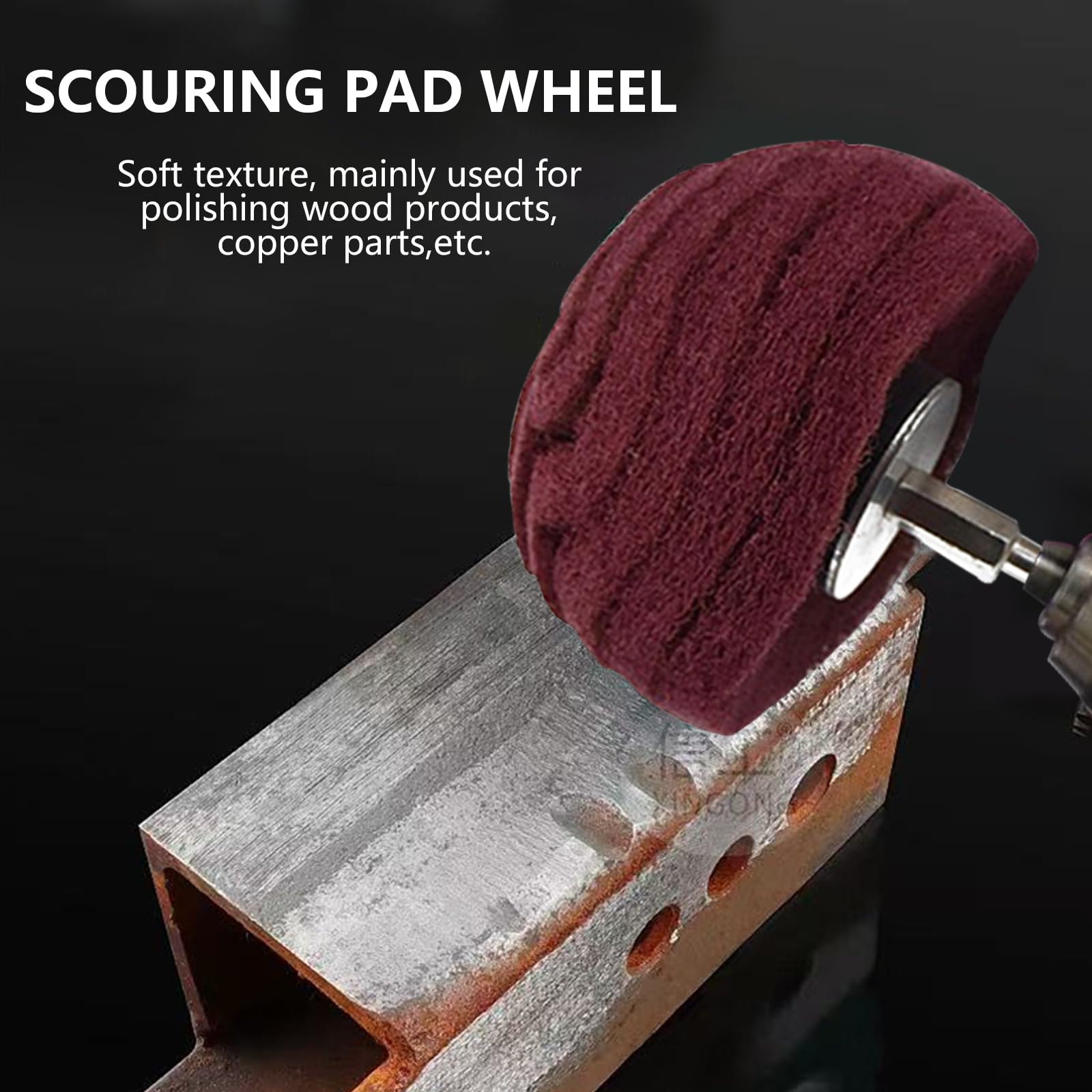 Abrasive Drill Pads - 6 Pcs Buffing Kit -3