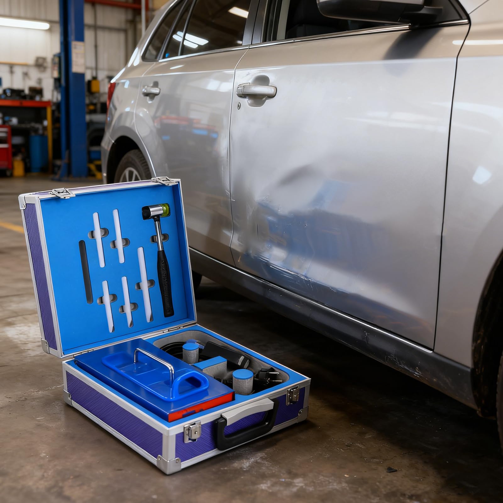 Set di riscaldamento a induzione, 1.38KW Auto Riparazione delle ammaccature senza vernice, Hotbox Riparazione a induzione Rimozione di ammaccature in metallo