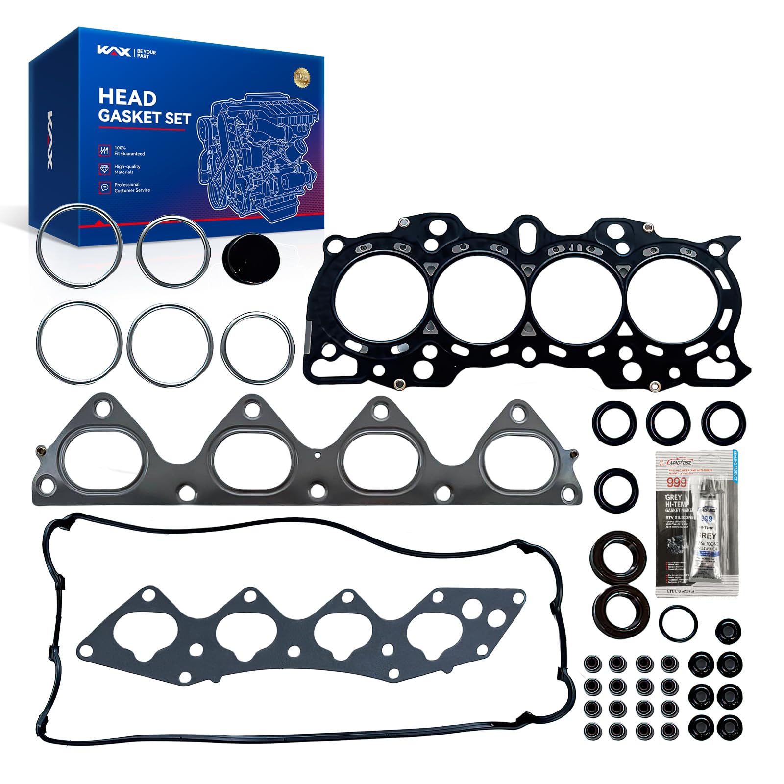 KAX Head Gasket Set for Honda CR-V 1997-2001 2.0L