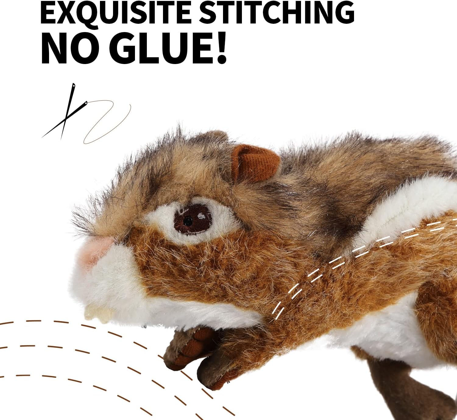 Pet Supplies : ALL FOR PAWS Classic Squirrel Pet Toys, Small : 