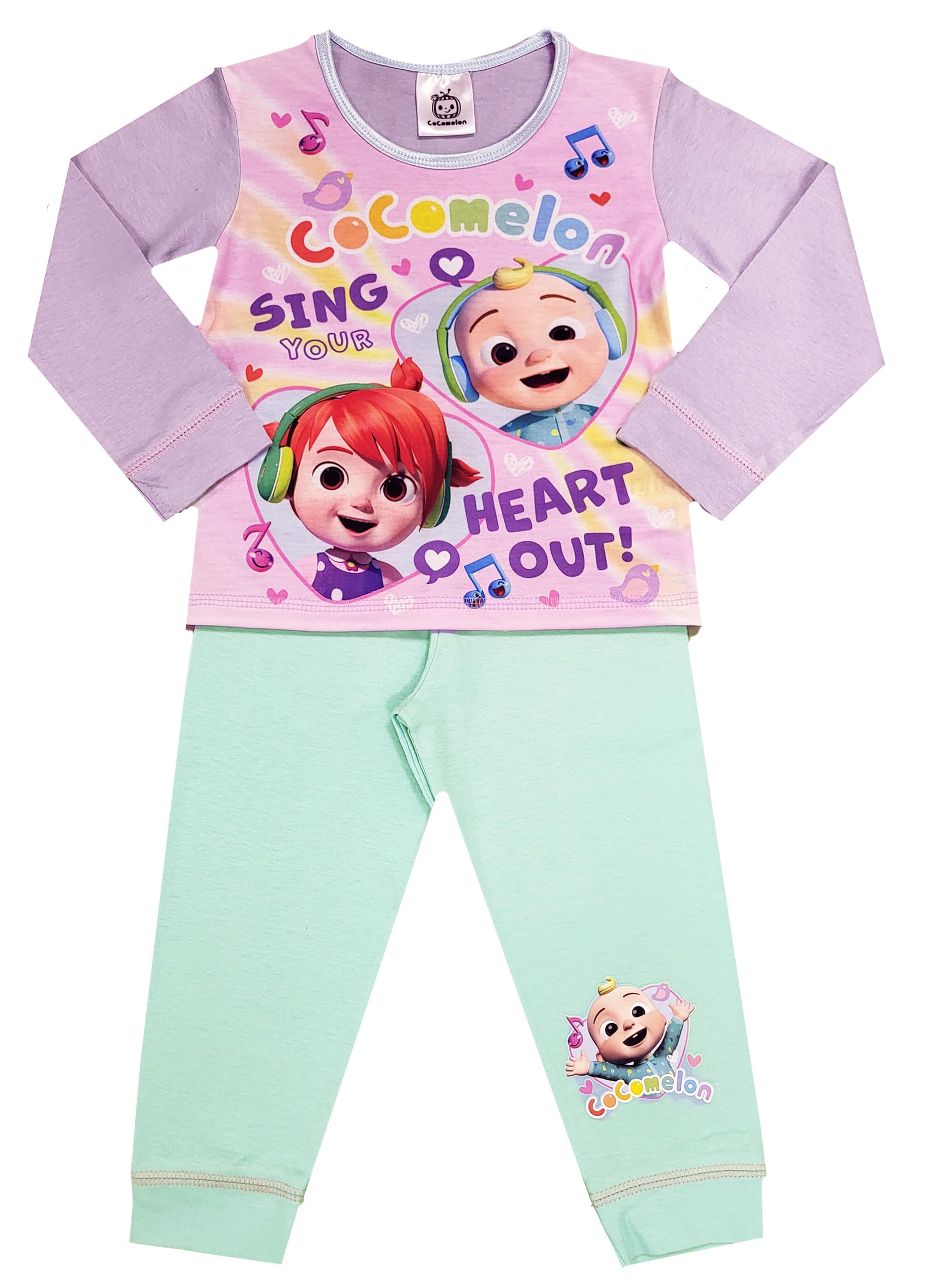 Girls CoComelon Pyjamas Character Nightwear (CoComelon Sing, 12-18 Months)