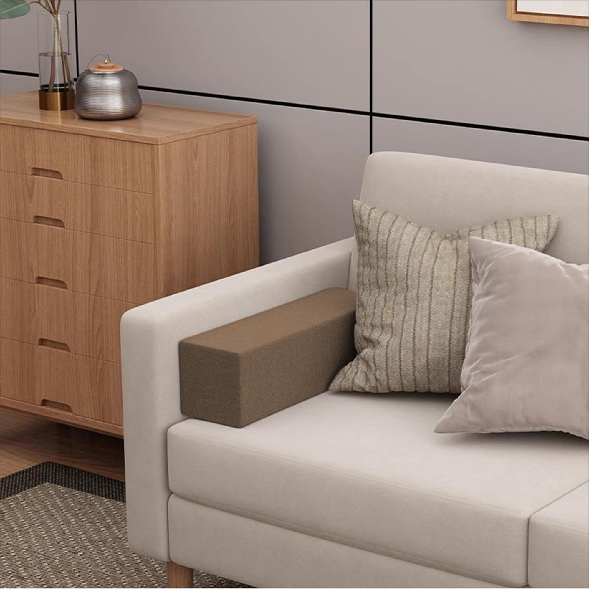 Coussin de tête de lit 150x20x8cm pour bloquer l'espace vide