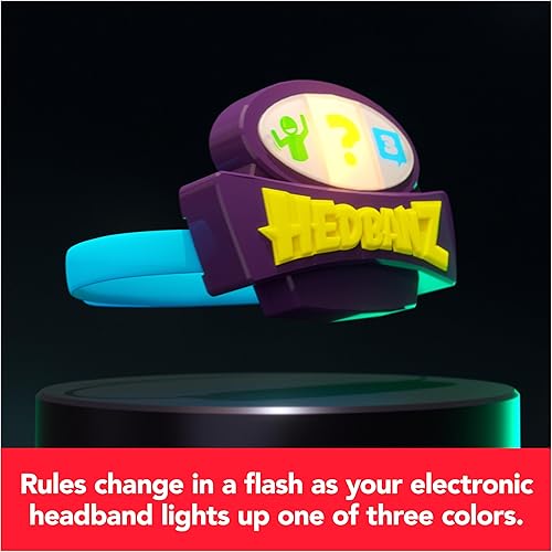 Miniatura 4 de Spin Master Games, Hedbanz Lightspeed con luces y sonidos, Hedbanz clásico con un toque electrónico, 2-6 jugadores, juegos para niños, juegos para