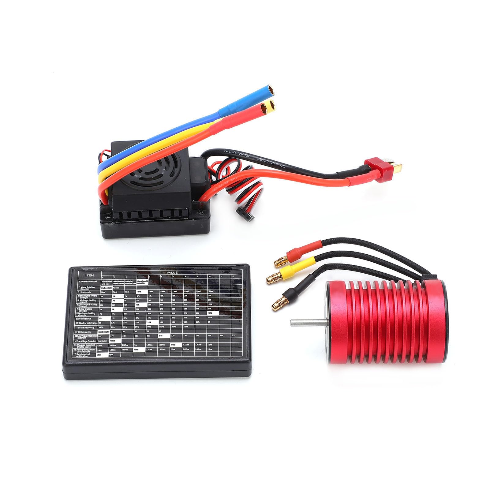 Changor F540 3900KV Bezszczotkowy Silnik Wodoodporna Karta Programowa ESC o