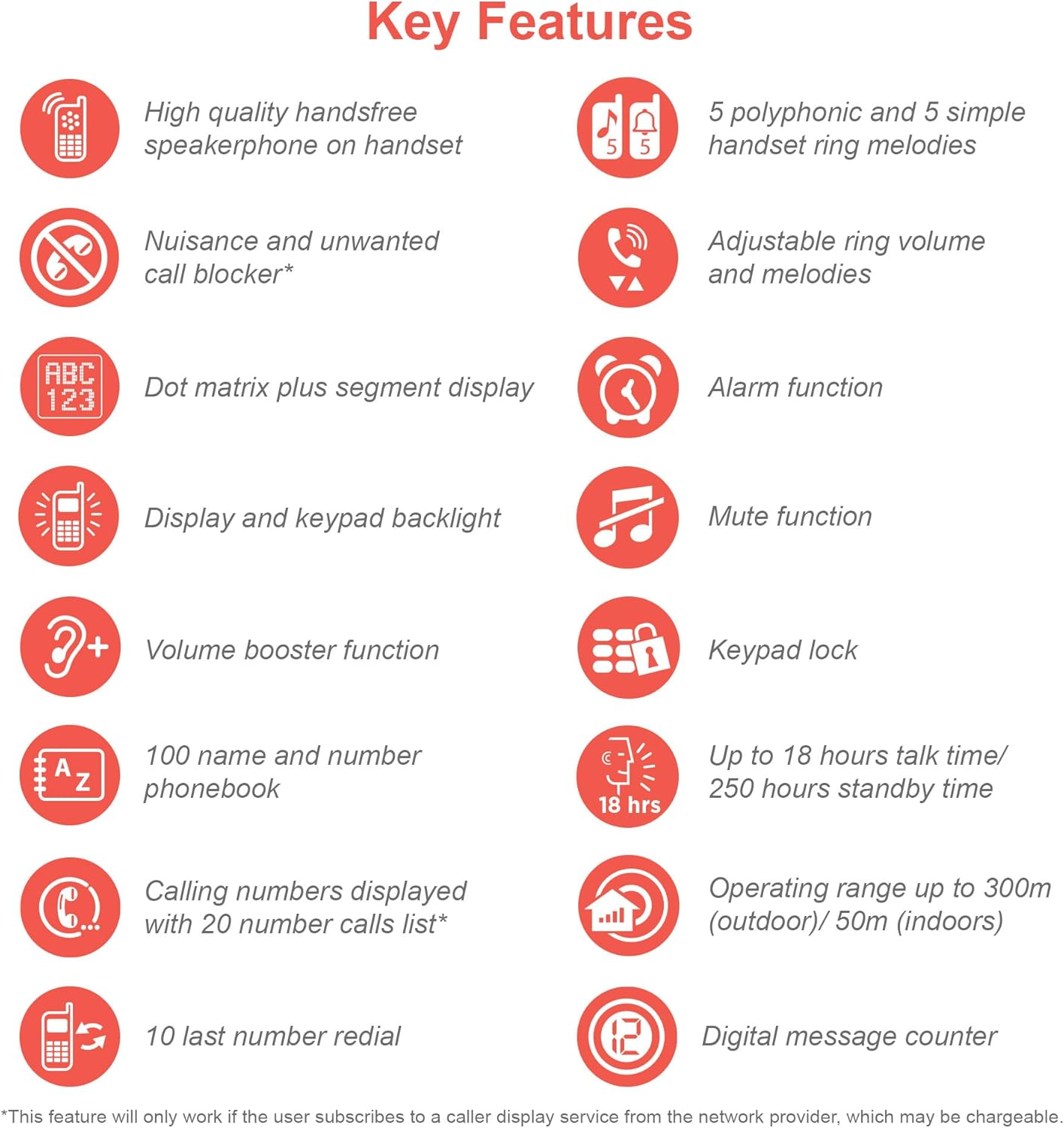 VTech ES2050 Key Features Summary