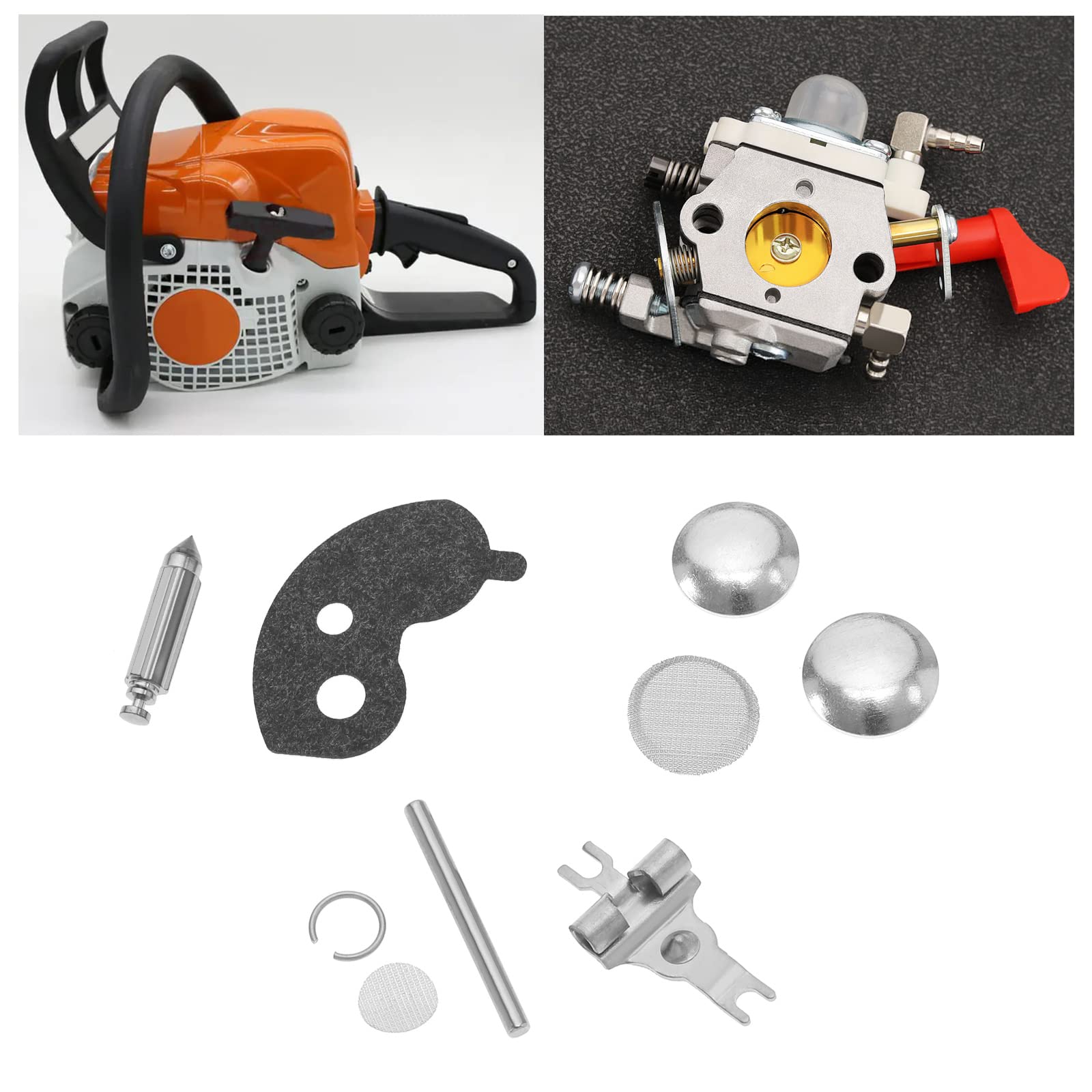 The Lord of the Tools 2 Sets Carburettor Diaphragm Repair Kit Compatible with McCulloch Promac 700/8200/PM10-10 Compatible with Homelite Super XLAO /550/SXL928 Chainsaw K10-SDC - Image 3