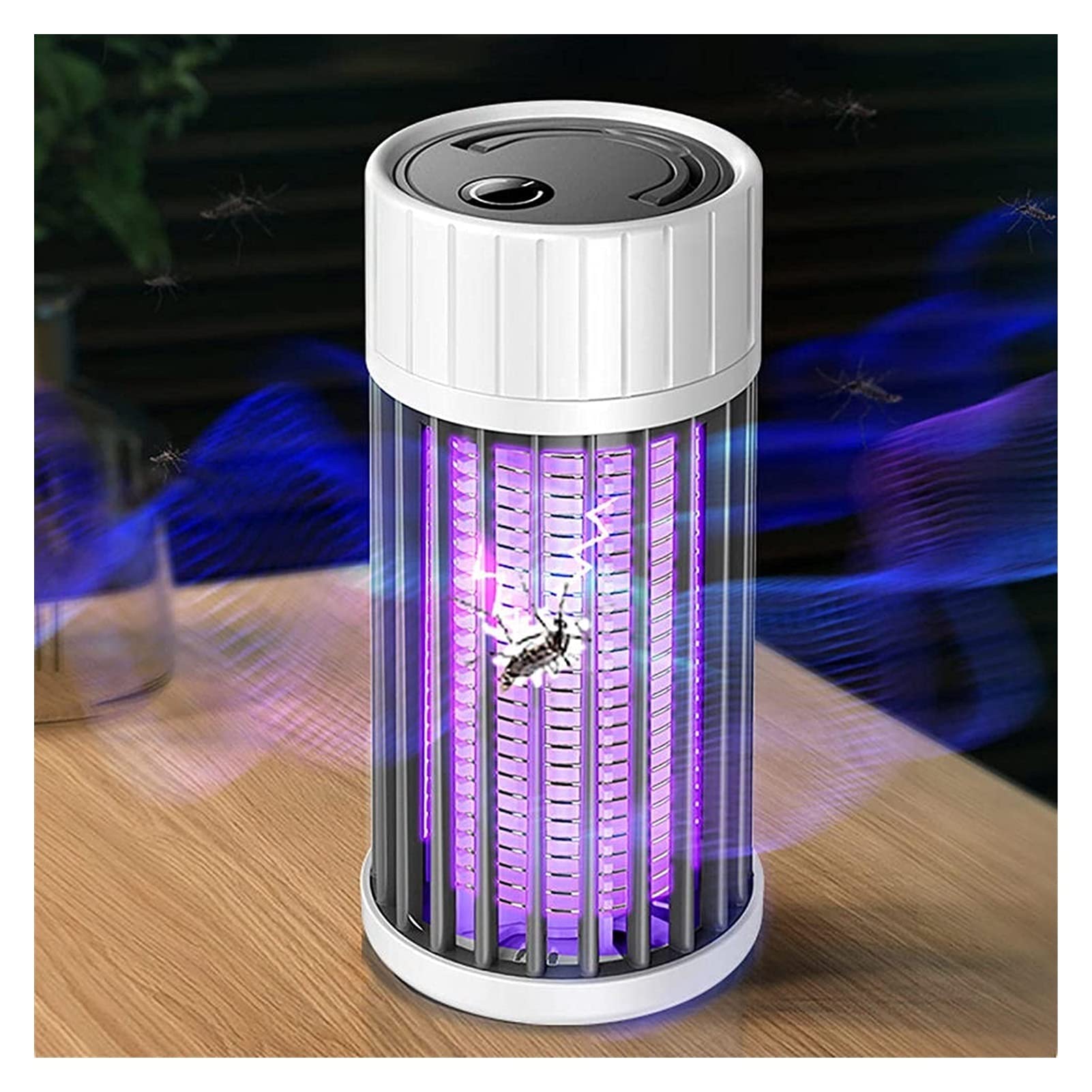 HXR Lampe anti-moustiques à LED pour intérieur et extérieur - Piège à mouches pour camping et extérieur