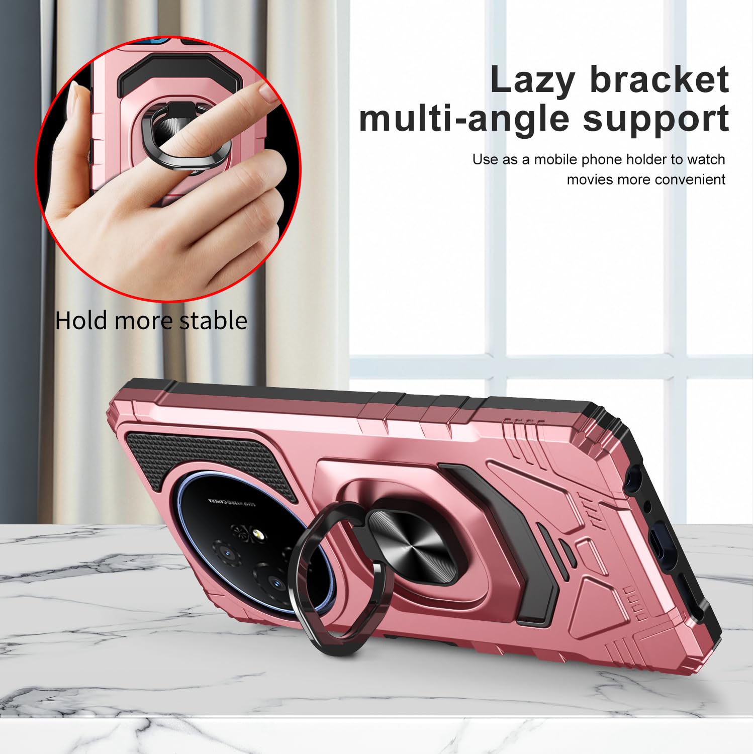 LCEHTOGYE Coque pour TCL 50 Pro NXTPaper 5G, Cover, Bumper Anti-Choc