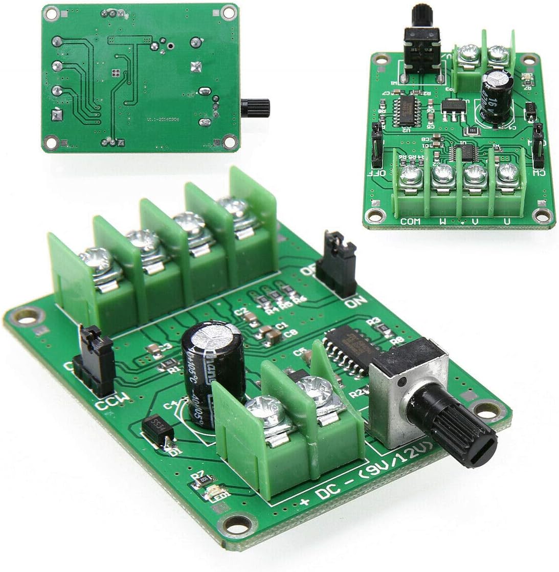 5V12V DC Brushless Motor Driver Board Controller for 3/4 Wires Hard