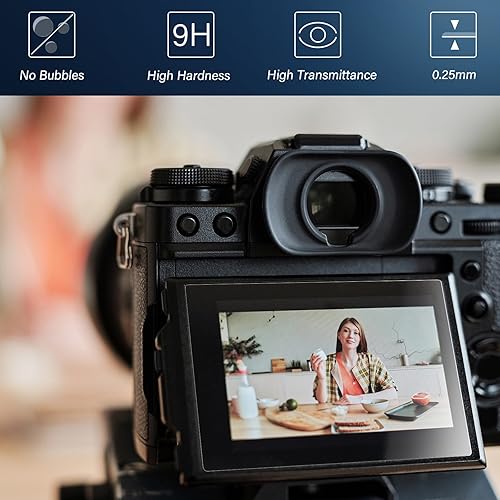 Miniatura 3 de kinokoo Protector de pantalla Zf, protector de pantalla para cámara Nikon Z fZ5Z6Z7, 0.010 in, dureza 9H Nikon Z f Z5 Z6 Z7, película de vidrio