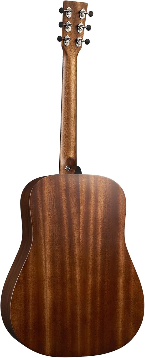 Martin D-10E Retro Road Series Acoustic-Electric Guitar – Spruce Top & Sapele | Satin Finish | E1 Electronics with Built-In Tuner | Softshell Case Included (Right)