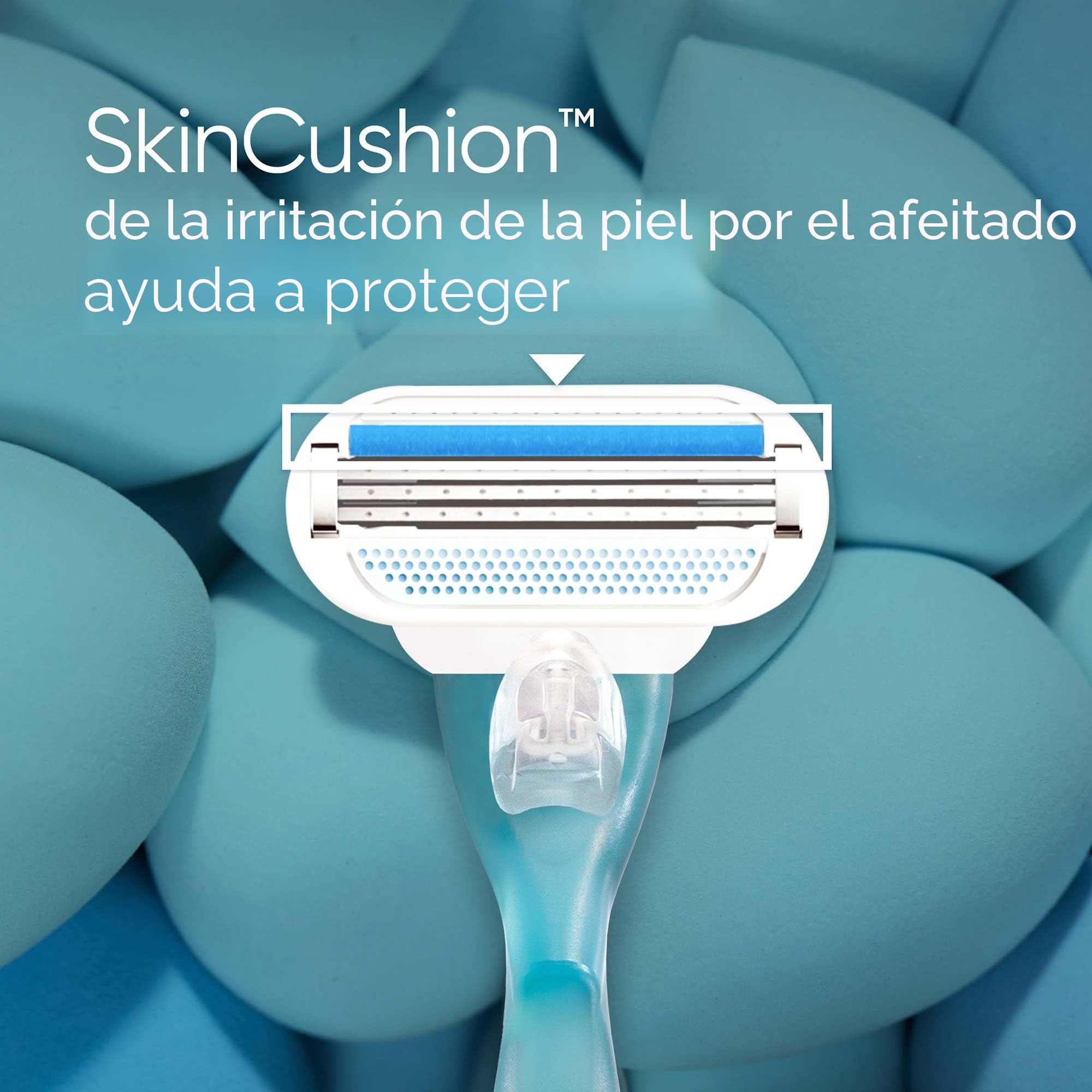 Gillette Venus Smooth, maquinilla de afeitar para mujer con 5 cartuchos, desechable para mujeres con 3 cuchillas