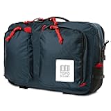 Global Briefcase - Bold Daily Carry Bag, Commuting Travel Pack with Oversized Zips, Signature Denver Style (Eco-Friendly/Navy)