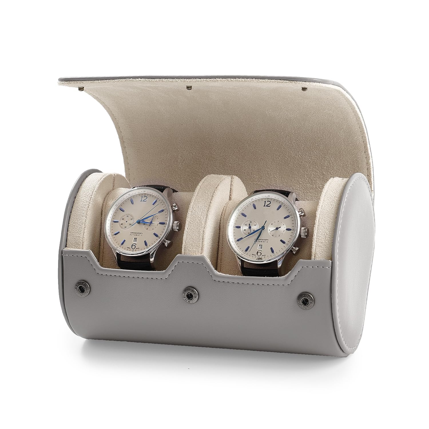 ITNXVKGES Double Watch Boxes Travel Watch Storage Boxes for Organiser and Display for Fathers Day Birthday Anniversal Christmas Day