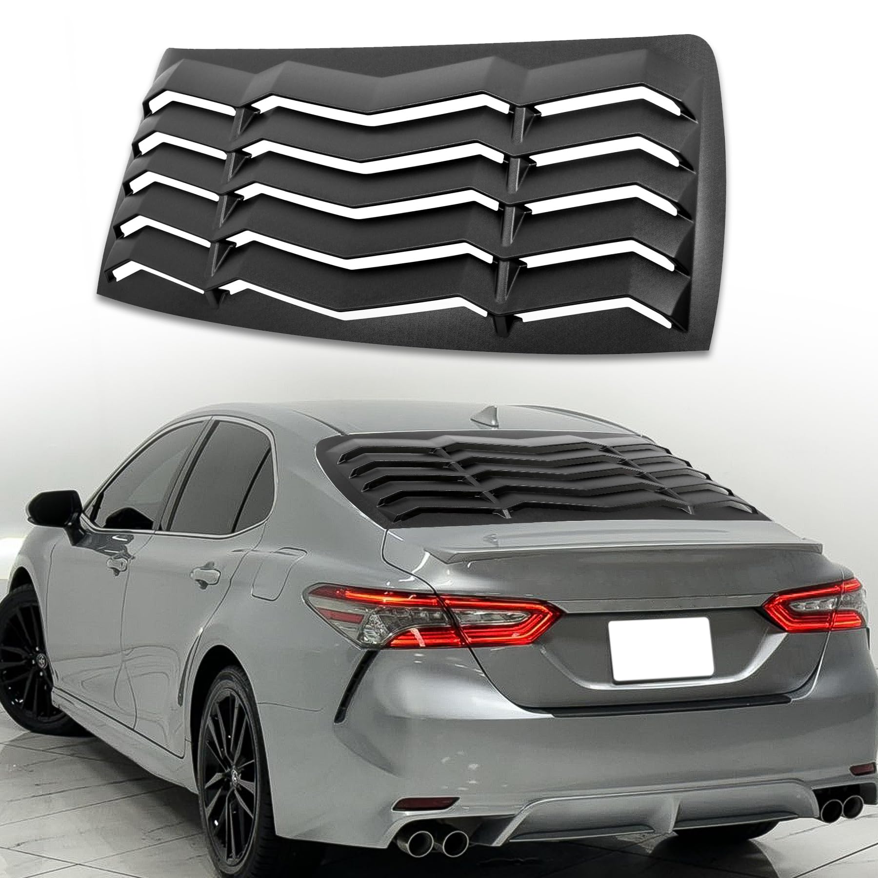Amazon.com: V-SEK Rear Window Louver Compatible with Toyota Camry