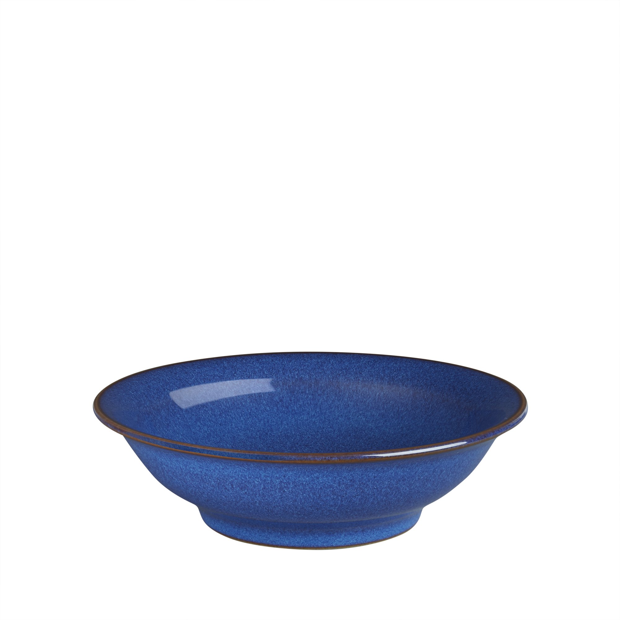 Denby Blue Imperial Small Shallow Bowl, Stoneware, 1-Pound