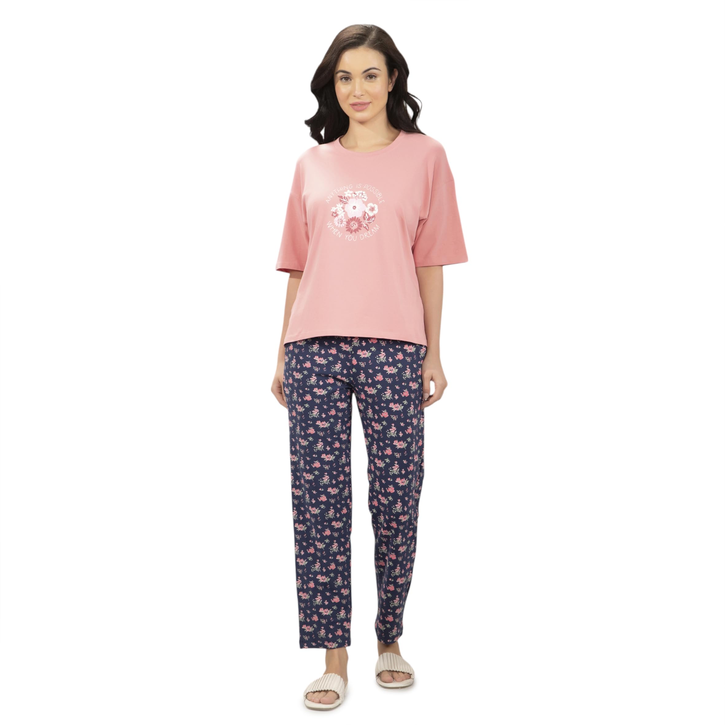 women high rise solid flared pants