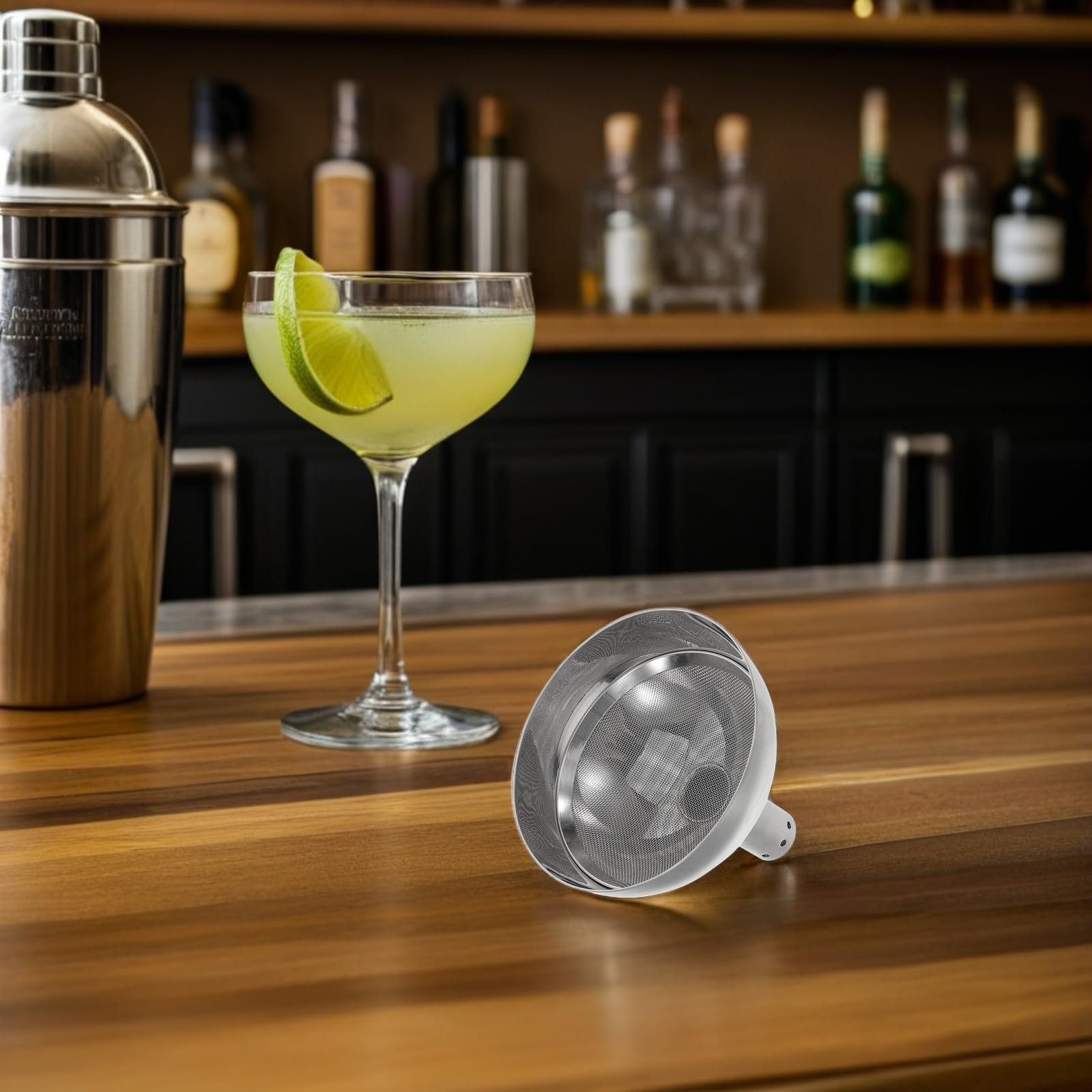 Weithalstrichter aus Edelstahl mit Feinem Siebfilter Hygienisch und Leicht zu Reinigen für Wein Öl und Flaschen zum Umfüllen
