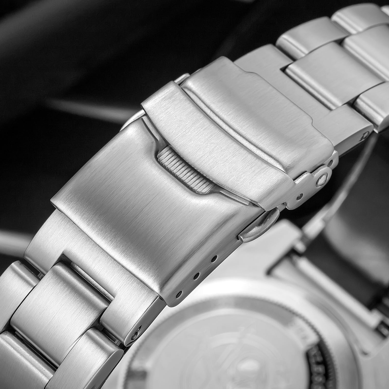 ADDIESDIVE 41mm taucheruhr Herren 200m BGW9 leuchtende Keramiklünette analoge Uhr Herren Mit Edelstahlarmband AD2089