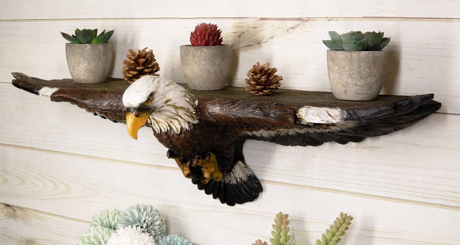 Buy Ebros Aerial King Majestic Bald Eagle Wingspan Flying with Wide