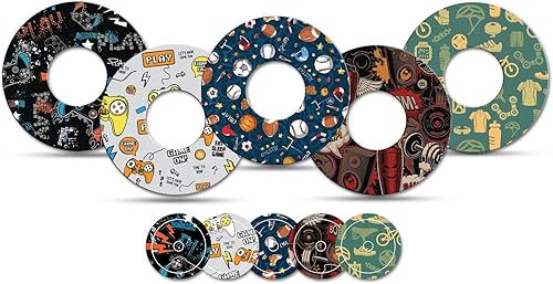 Global Sports - Parche adhesivo para sensor Libre 2, impermeable, calcomanías para transmisor Dexcom G6, resistentes a la peladura, hipoalergénicas,