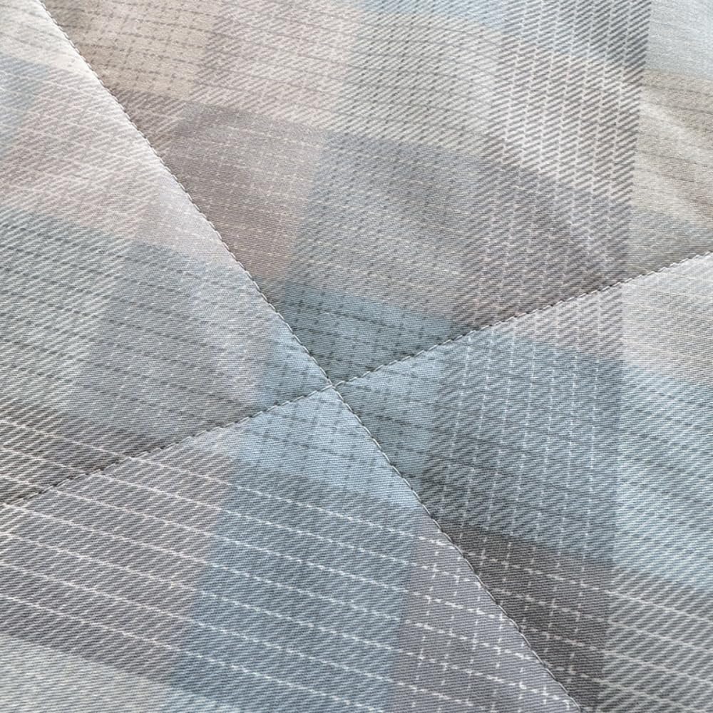 100% Baumwolle Bettüberwurf Steppdecke Tagesdecke Leichte Tagesdecken mit Präge Wohndecke aus Gesteppt Bettdecke für Einzelbett Doppelbett (Hellblau,200x230cm)