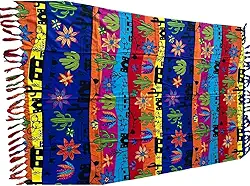 Canga de Praia Grande Feminino Brasil Colorida