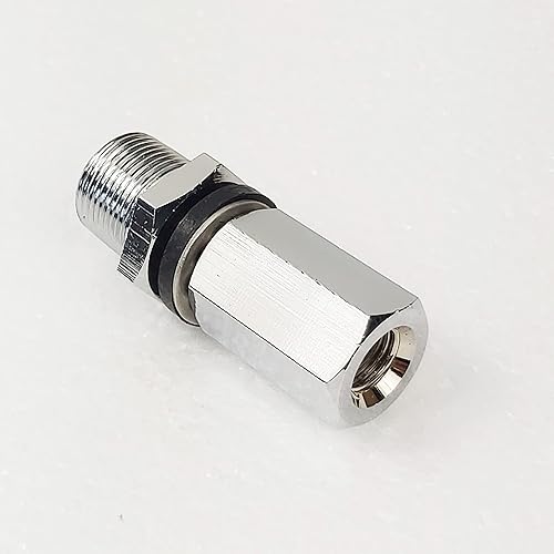 Crotek 3/8-24 Roscado Antena Stud SO-239 Adaptador Latón cromado para Antenas de radio CB y Jamón