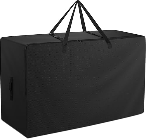 Bolsa de colchón plegable, tela Oxford 600D resistente para colchón de cama de invitados de tres pliegues (se adapta a colchones estrechos de 4