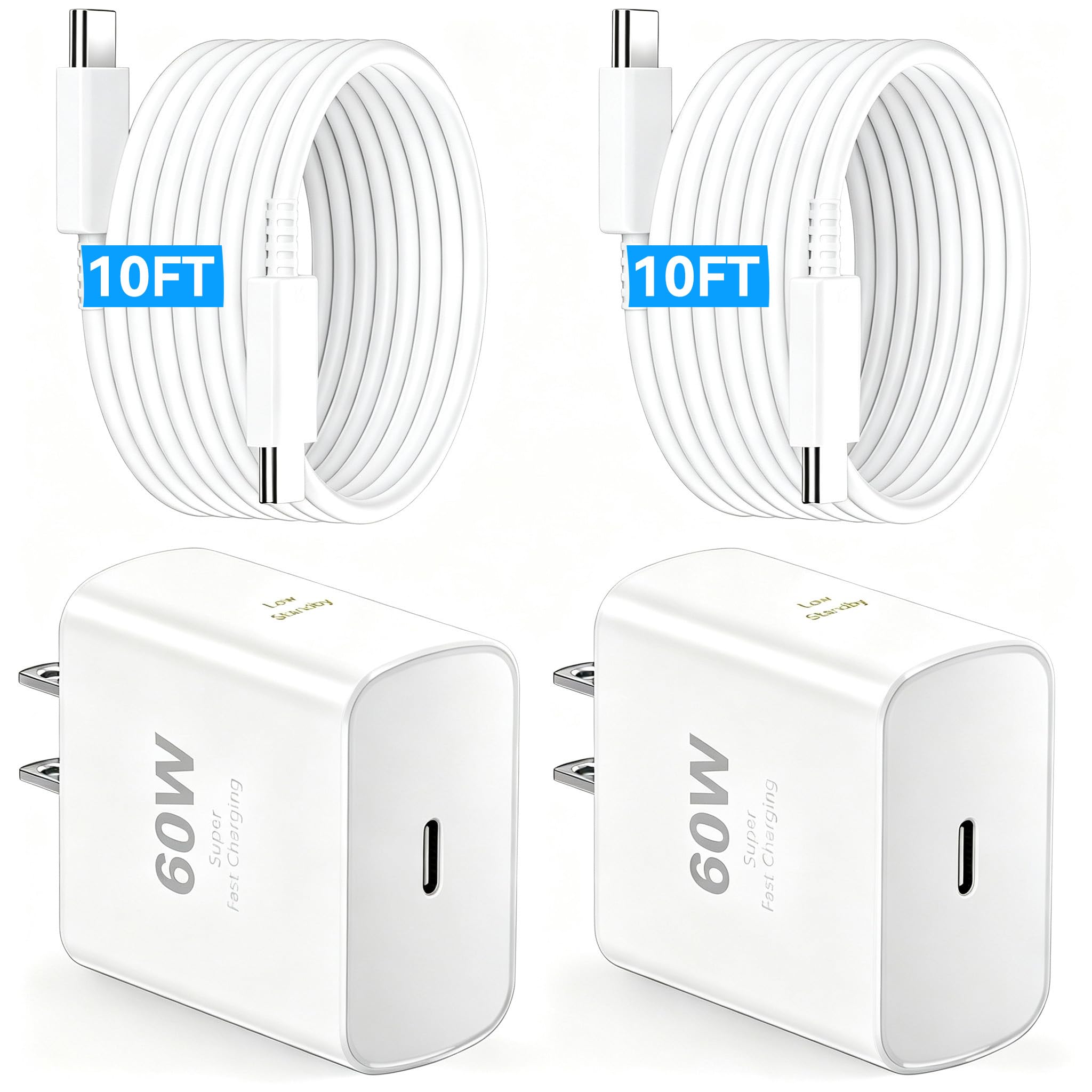 iPhone 18 Pro Max Charger Fast Charging, 60W iPhone Duo USB C Super Charger | For New iPh…