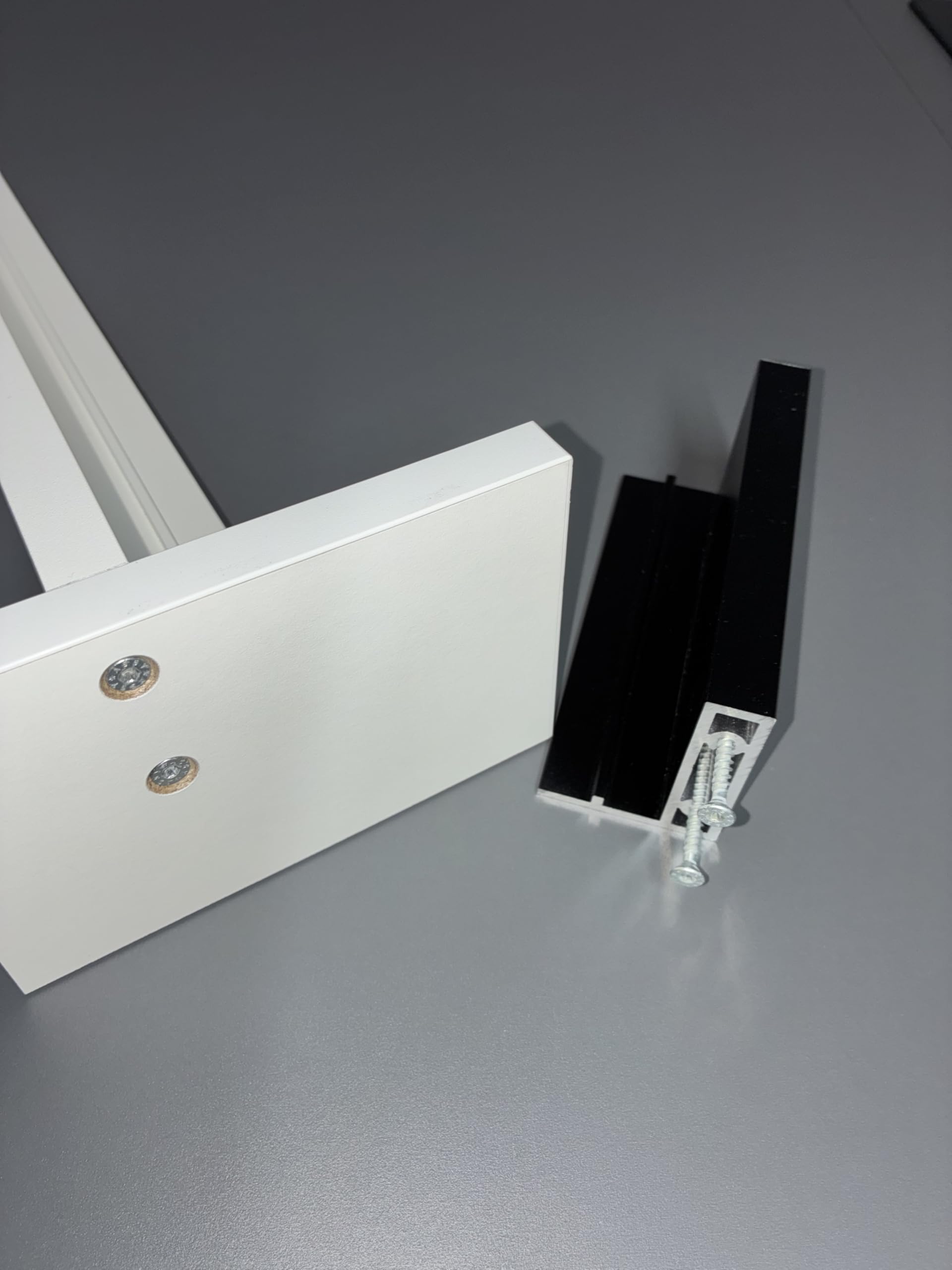 Perfil de aluminio 80 x 30 mm x 2 m, perfil de refuerzo para mesas y encimeras, perfil hueco robusto para muebles y proyectos versátiles