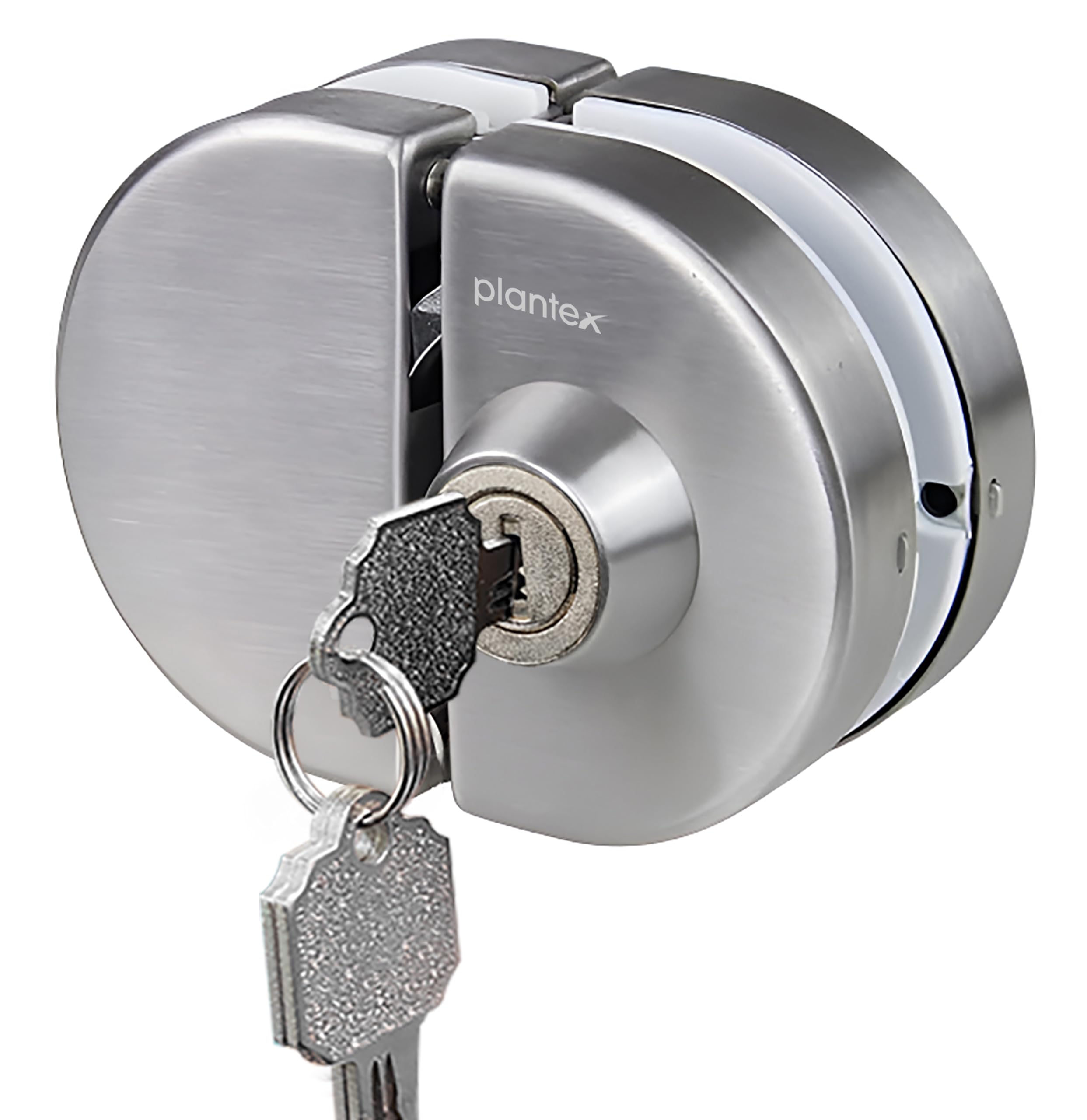 Plantex Stainless Steel Glass Door Lock - No Drilling/Lock for Main Door/Door Thickness 10 mm to 12 mm/3 Ultra Keys Out Side & Knob/Cabin Balcony Door for Office & Home - Pack of 1 (Matt) (B0CJMBDH31) Amazon Price History, Amazon Price Tracker