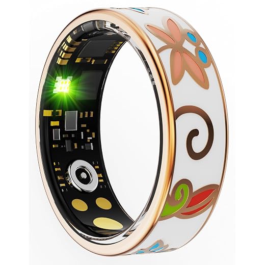 Smart Ring for Women, Fitness Tracker with Heart Rate and Sleep Monitoring