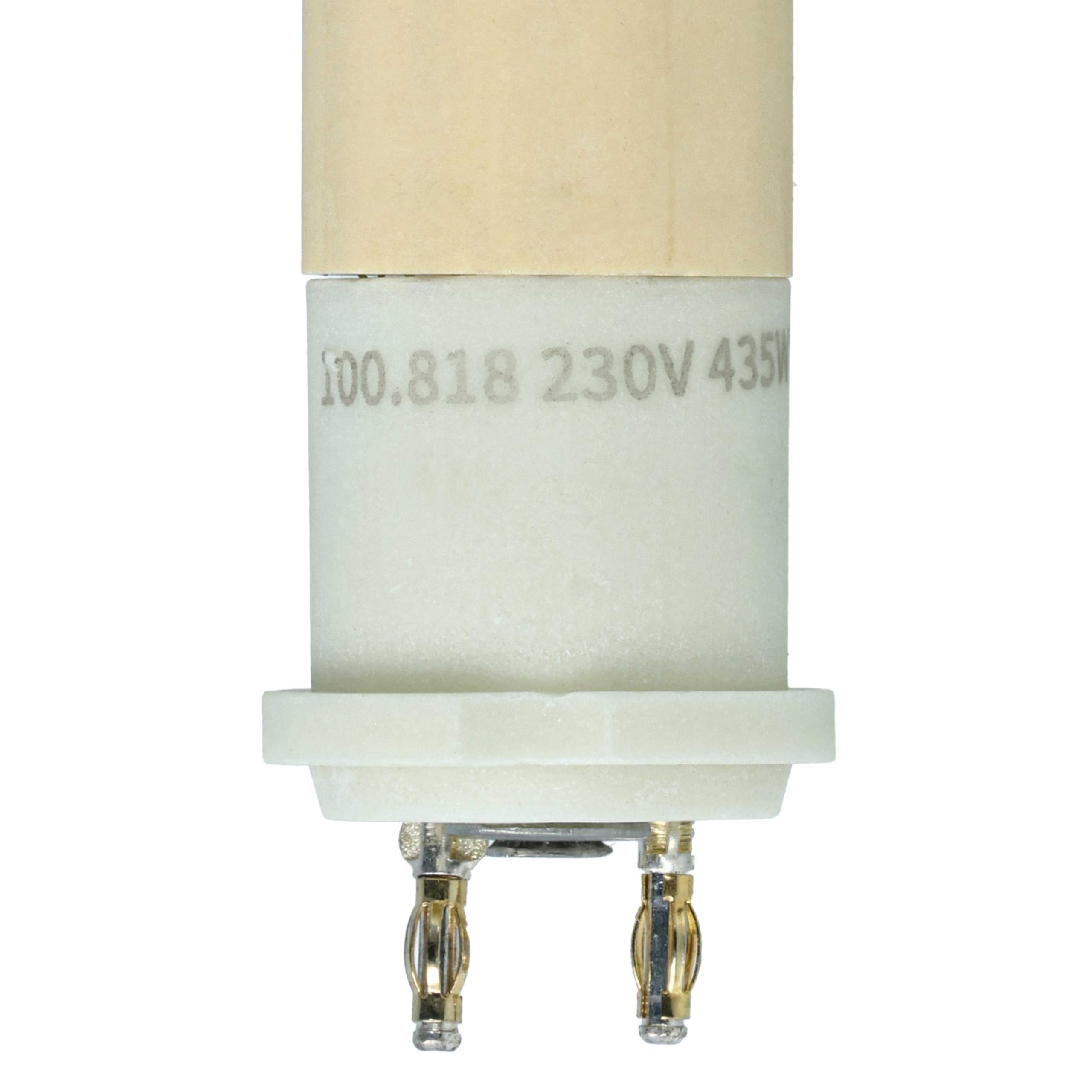 vhbw Élément chauffant remplacement pour Leister 100.818 pour pistolet soudeur à air chaud - 435 W, céramique, 1,6 x 2 cm