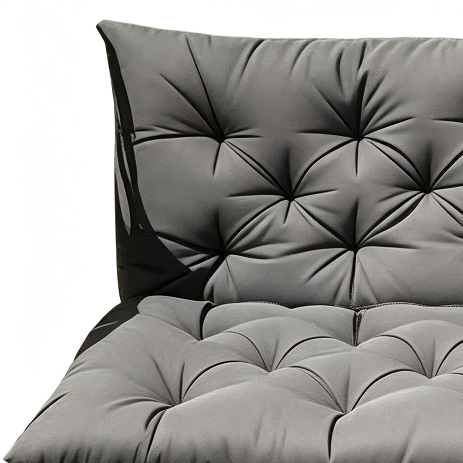 Genérico Cuscino per mobili da esterno, impermeabile e lavabile, 150 x 100 cm, con schienale, per , patio, giardino, balcone 2-3