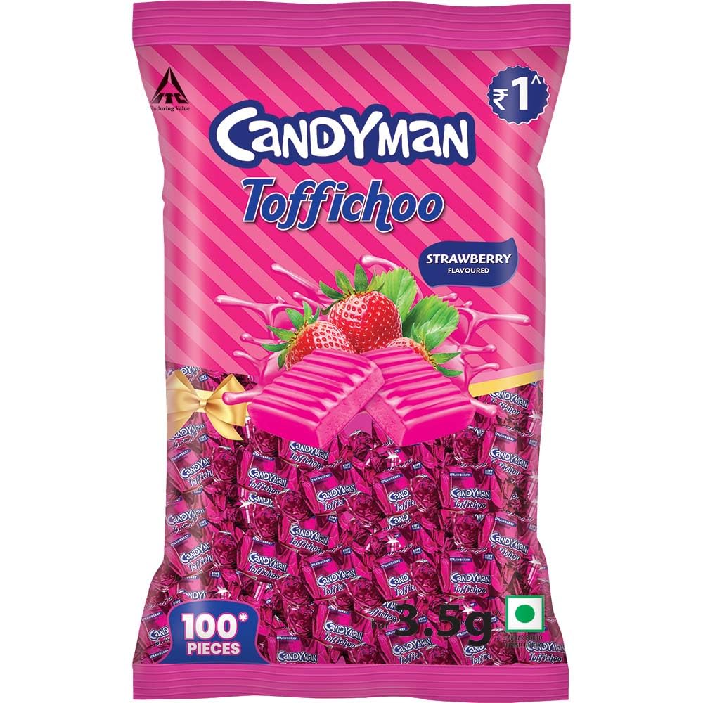 Candyman Toffichoo Strawberry, 350g