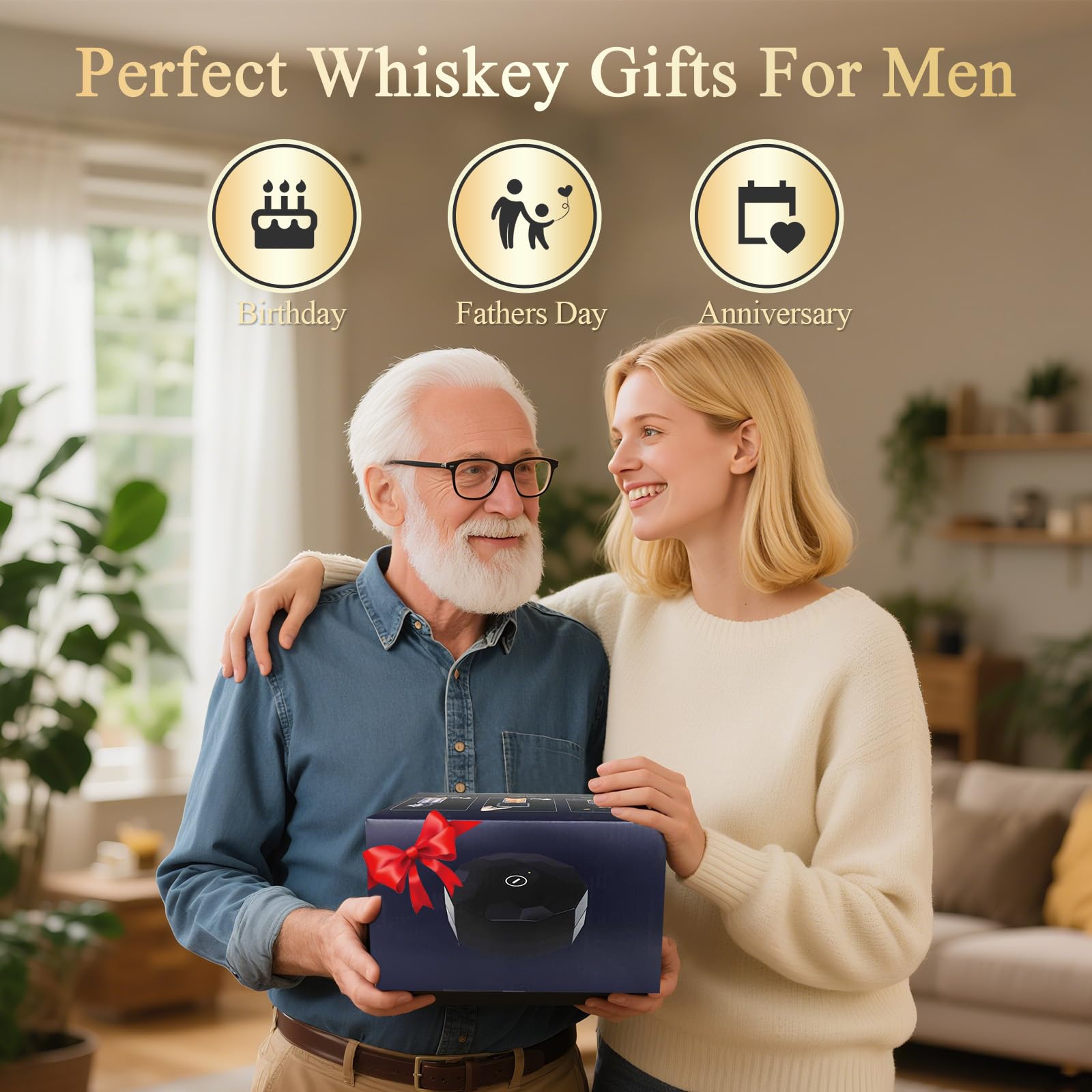 Elektryczny wędzarnia do whisky, akumulatorowa elektryczna wędzarnia do napojów, do koktajli whisky bourbon, z 6 zrębkami, prezent dla ojca, męża, chłopaka