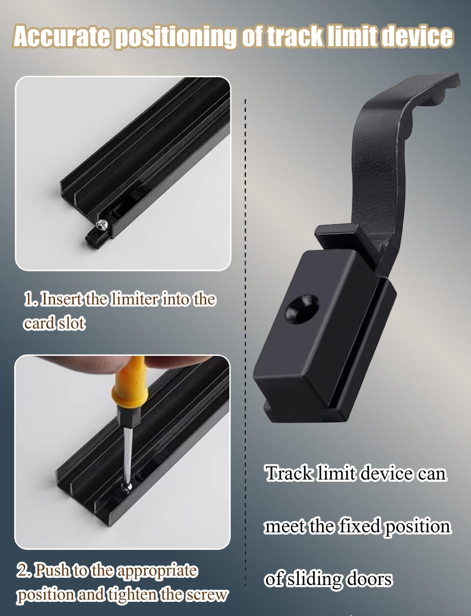 Kit de herrajes para puerta corredera de armario con rodillos silenciosos para un funcionamiento suave del armario