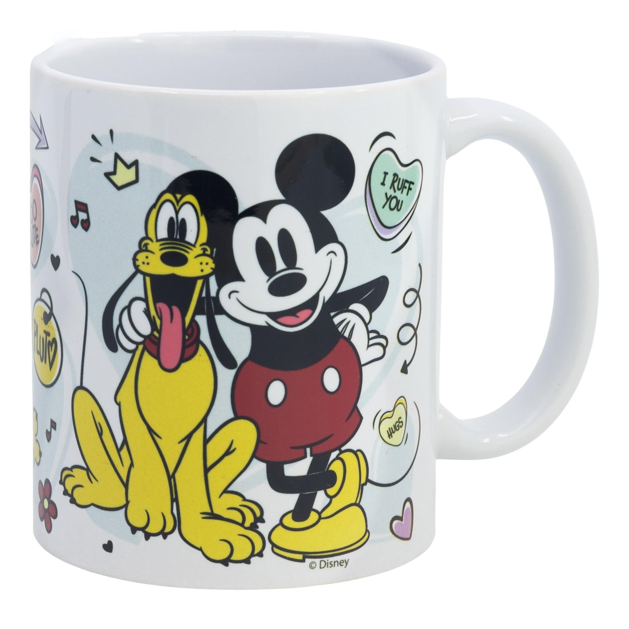 Stor 11oz Sublimation Ceramic Mug in Mickey Plutto Gift Box