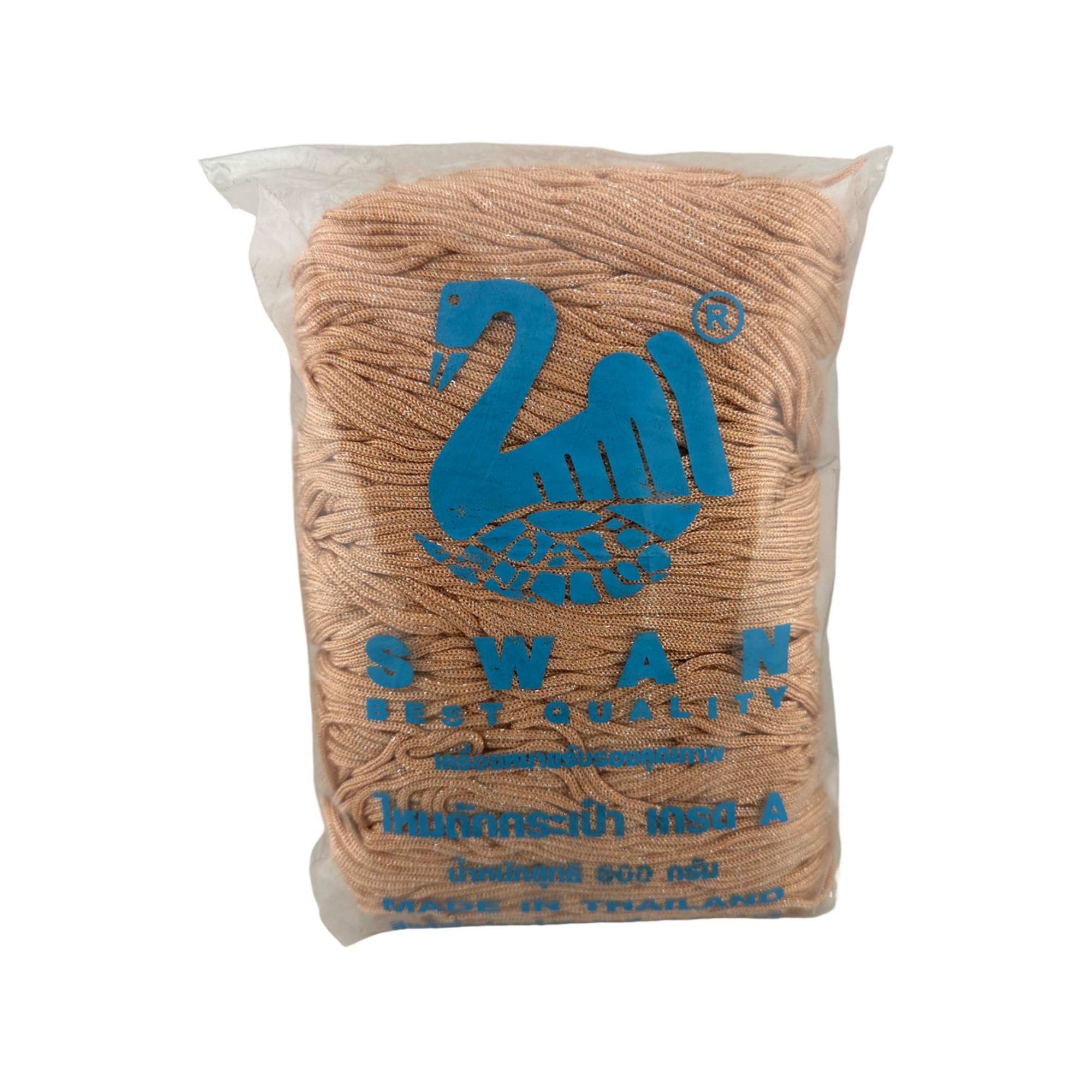 Amazon.co.jp: ☆銀ラメ☆ SWAN マクラメ 編み 糸 紐 コード バンコク