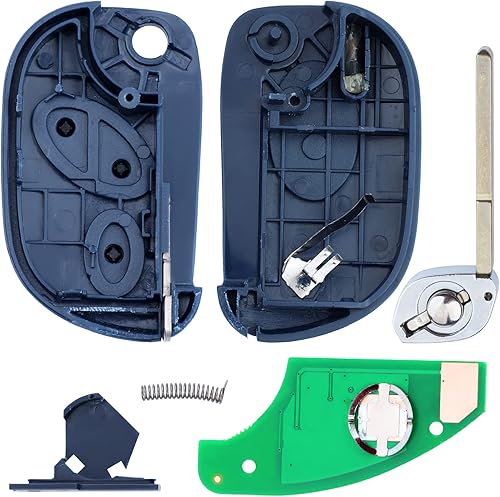 Miniatura 8 de Keymall Reemplazo remoto de entrada sin llave para Maserati GranTurismo Quattroporte 2005-2011 con 3 botones Preguntar 433MHz ID48 Chip