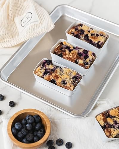 Miniatura 3 de The Silicone Kitchen Vasos de silicona reutilizables para hornear, rectangulares y cuadrados, no tóxicos, sin BPA, aptos para lavavajillas, caja