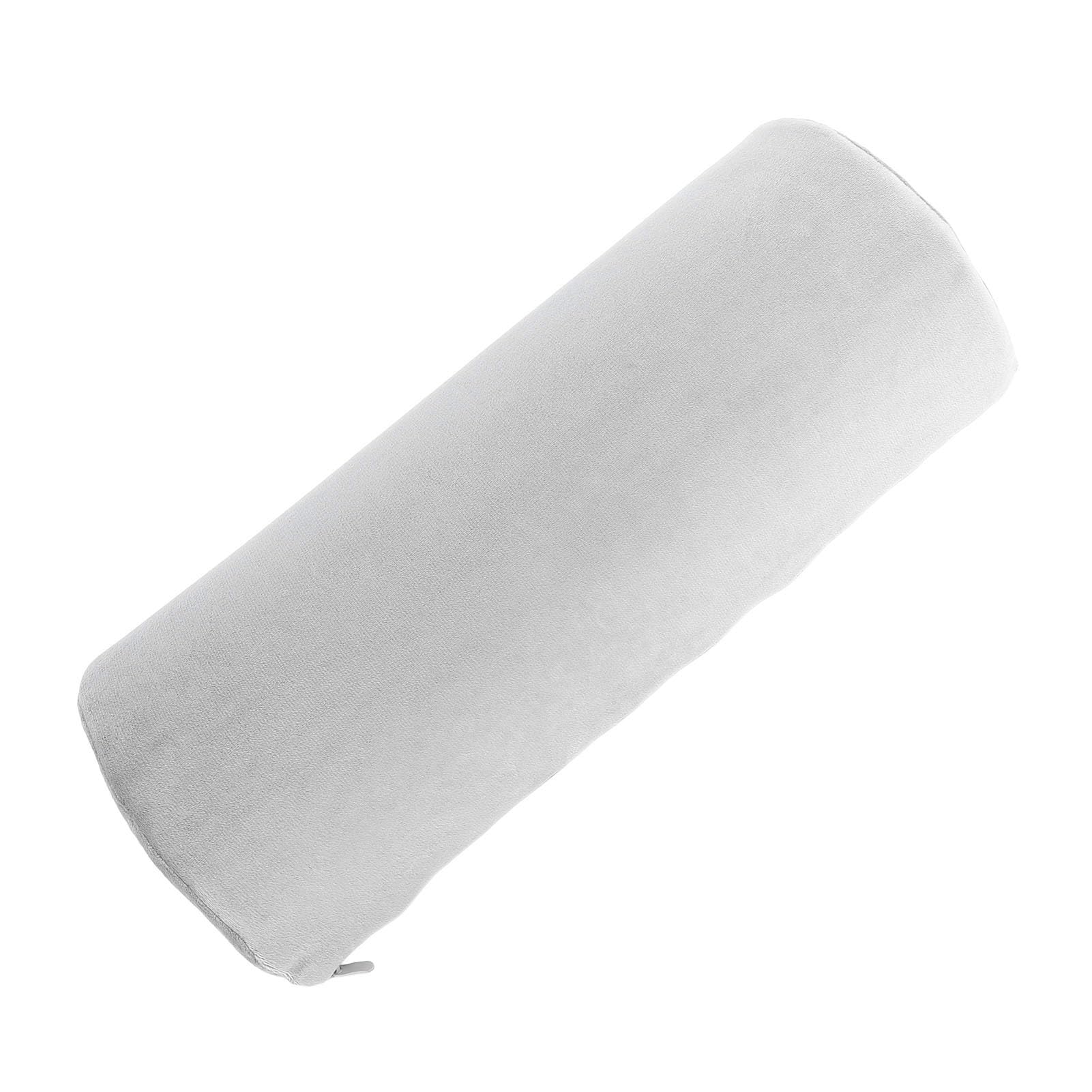 Cuscino a Mezzaluna Memory Foam Supporto Ergonomico Cuscino Semicircolare a Mezzo Cilindro per il Comfort del Collo e della Gamba Posteriore con Design Multifunzionale