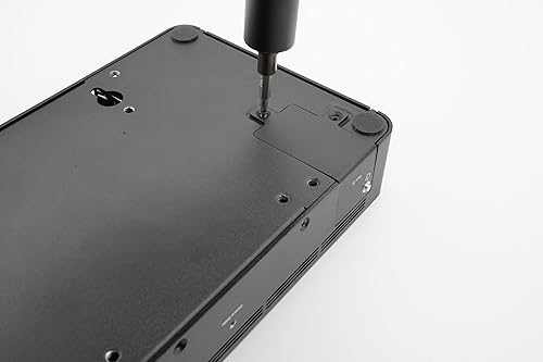 Miniatura 8 de KKSB - Funda de aluminio para Raspberry Pi 5, compatible con pantalla táctil oficial Raspberry Pi de 7 pulgadas, espacio para enfriador activo