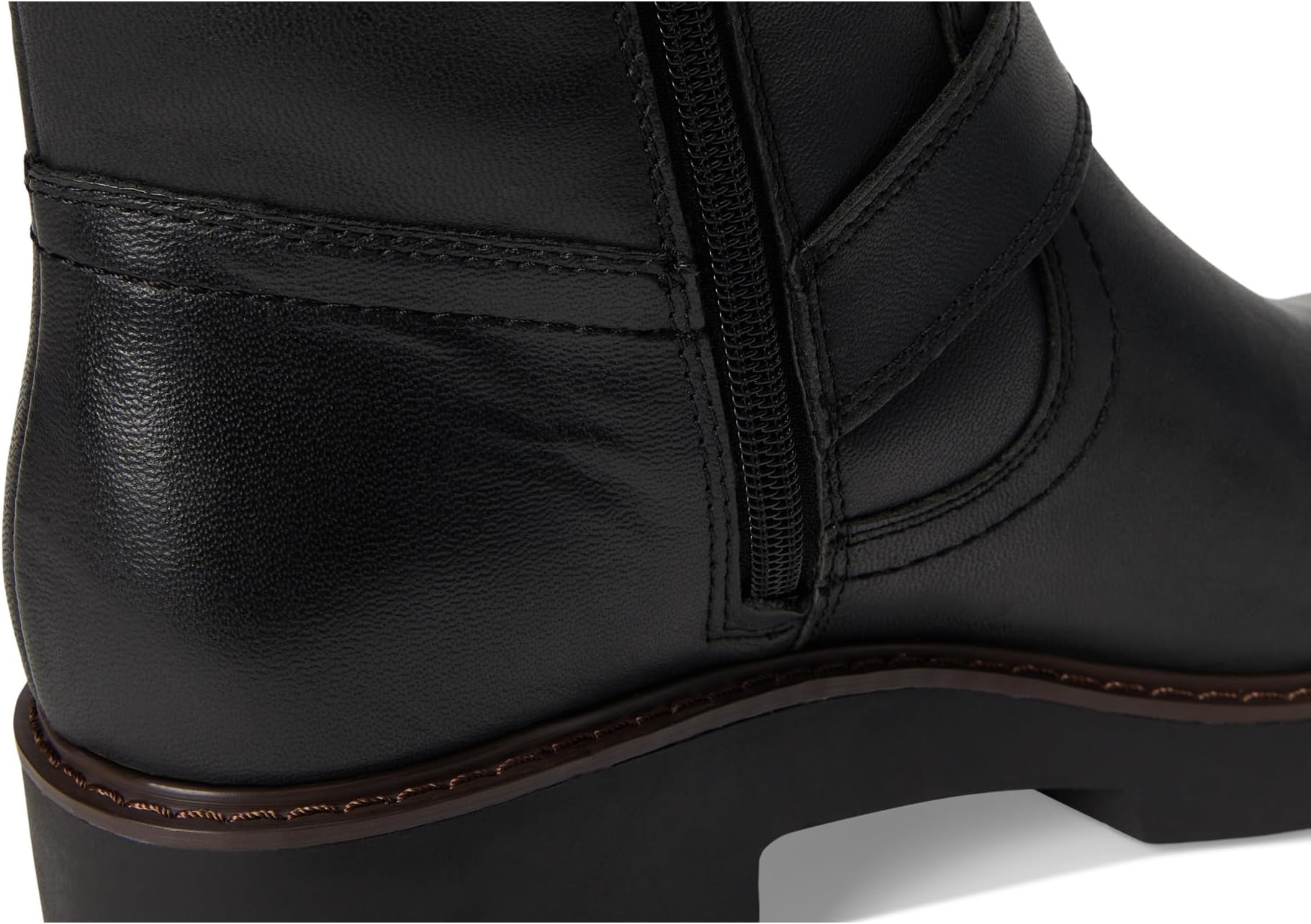 Women's Lucky Brand Migyn Double Buckle Moto Boots | Zappos.com
