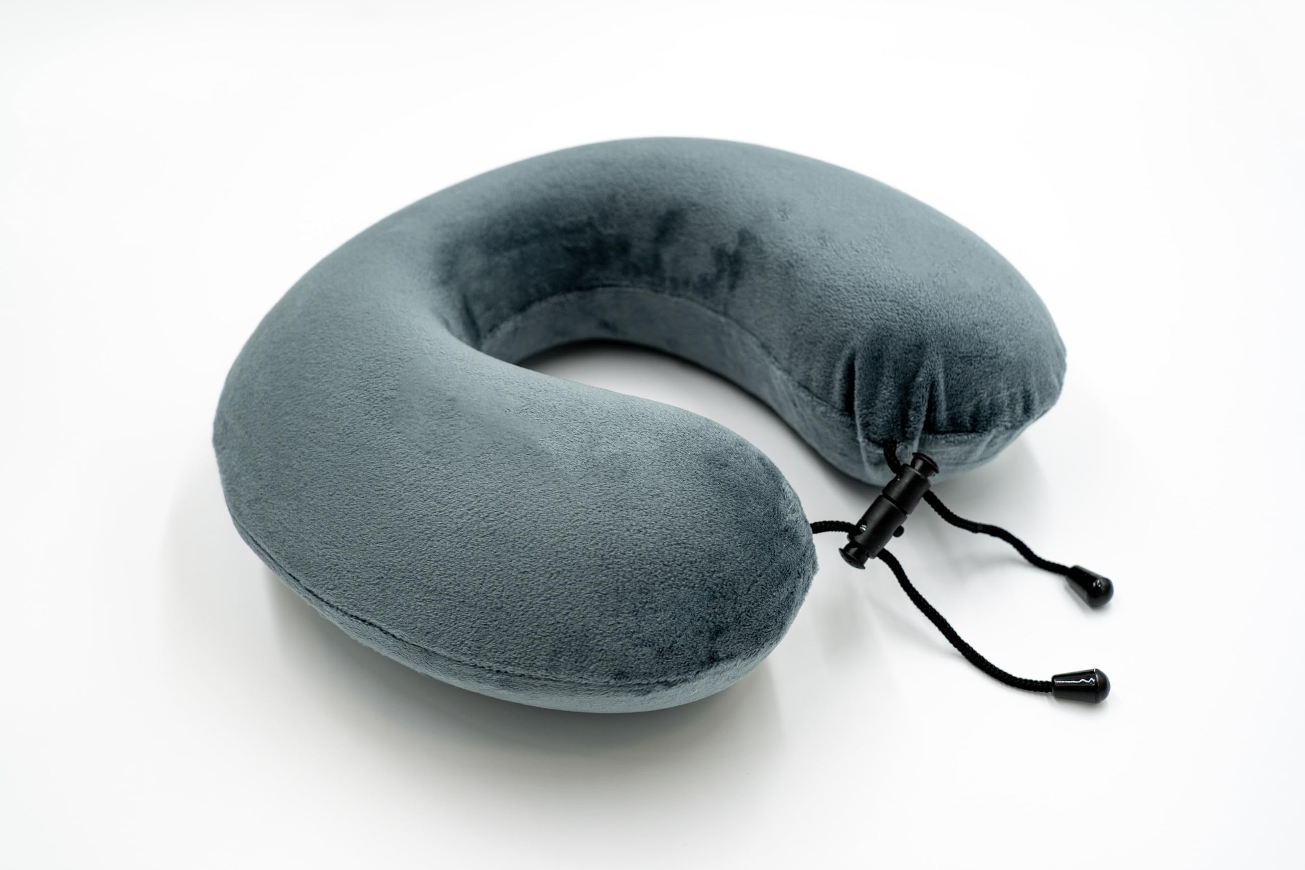 Memory Foam U-Shaped Neck Pillow: Your Ultimate Comportable Travel Companion Ideal for Long Flights/Long Travels with Neck Support! (Grey)(TR-PL002-GRY)