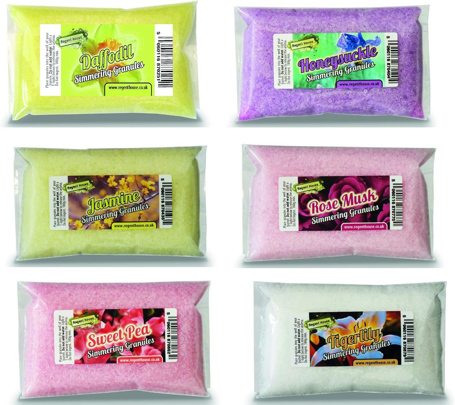 Regent House Multicolor Heaven Scent Flowers Assortment Of Simmering Granules