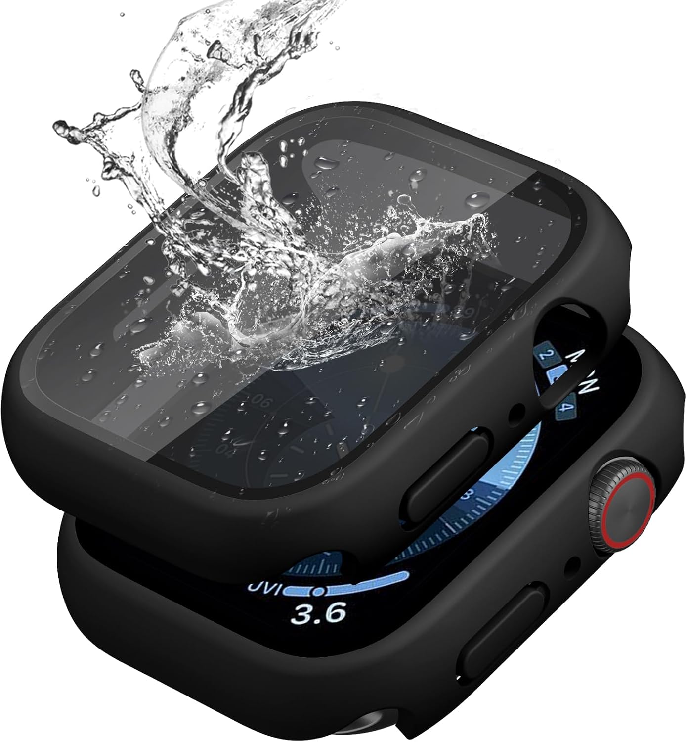 Wepro Privacy Case Cover for Apple Watch Screen Protector 41mm Series 9 8 7