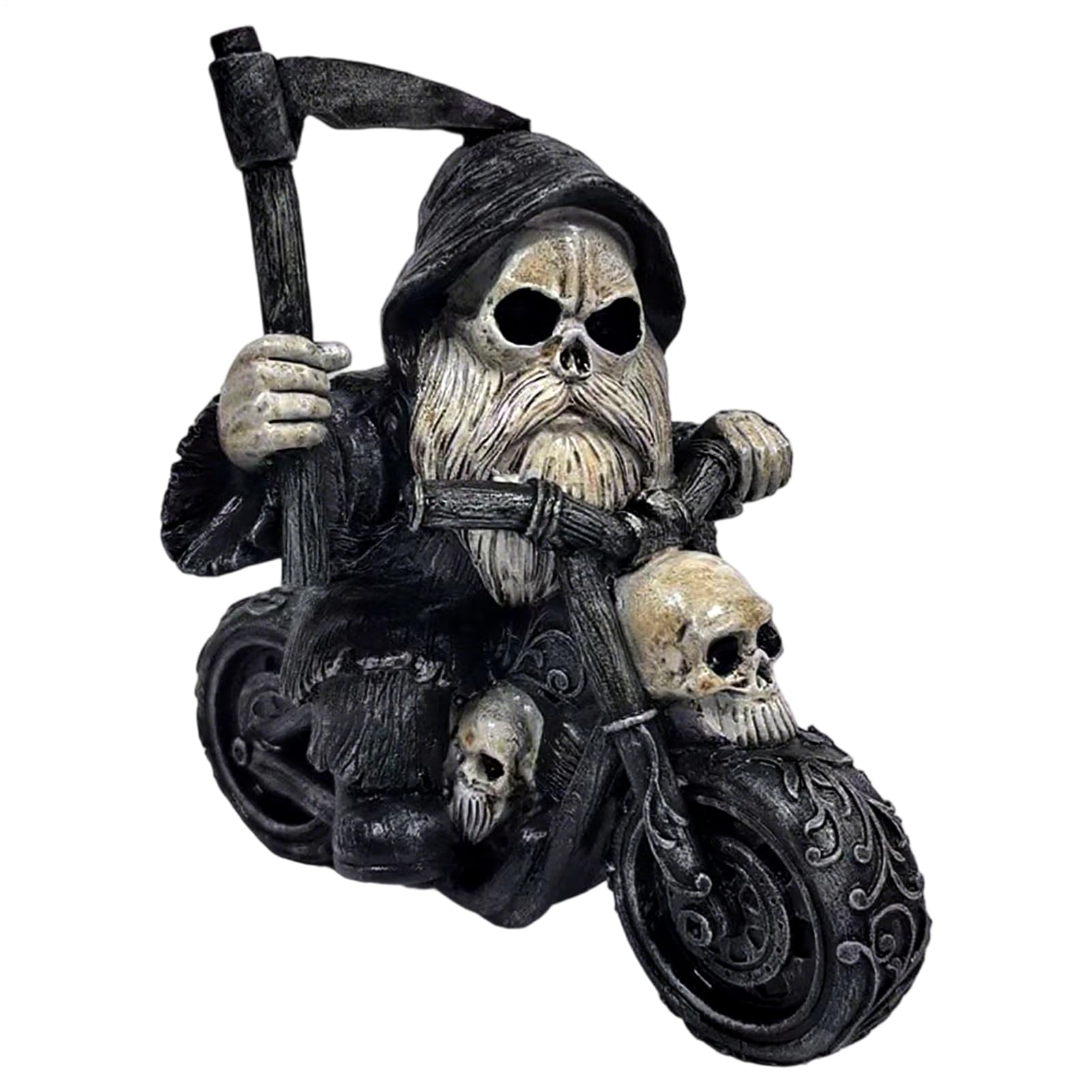 Figurine de squelette pour table de chevet et déco de salle Halloween